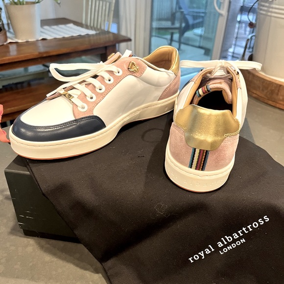 New in box Royal Albartross Golf Shoe- size 10- The Fieldfox Pink - Picture 6 of 8